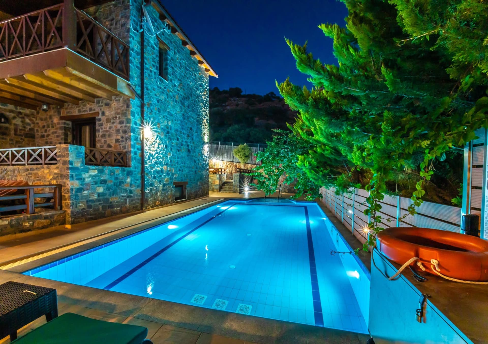 night pool